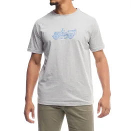 Jeep core logo car tee grey