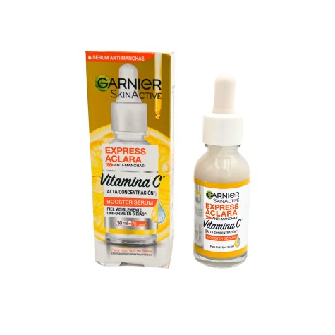 Garnier serum anti manchas vitamina c alta concentracion express aclara