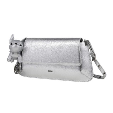 Fiore cartera baguete llavero dog silver