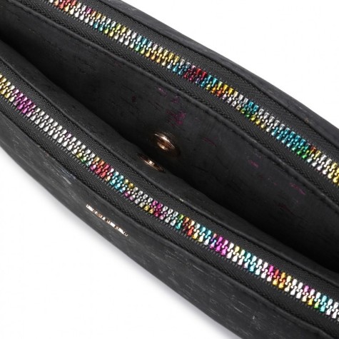 Fiore bandolera de Corcho Reciclado black