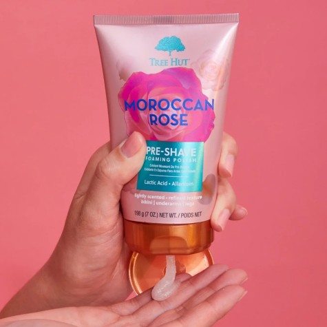 Tree hut exfoliante PreShave moroccan rose