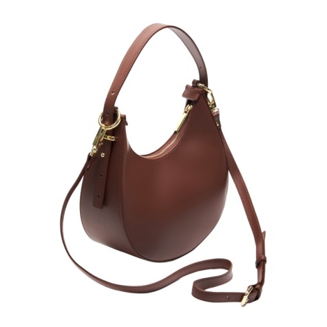 Fiore cartera Venezia de Cuero Brown