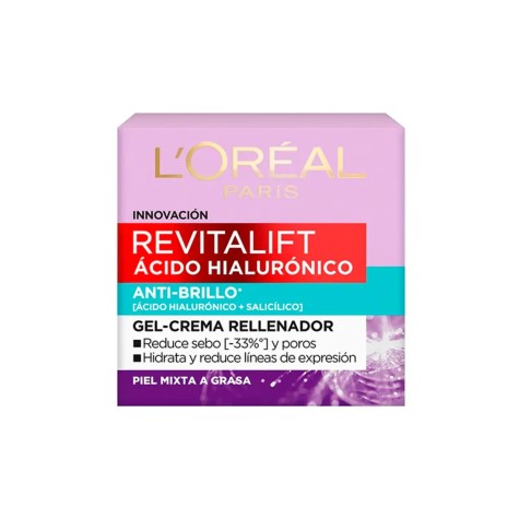 Loreal revitalift acido hialuronico 8hs antibrillo 50ml