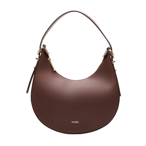 Fiore cartera Venezia de Cuero Brown
