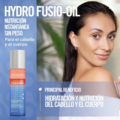 Revlon equave hydro fusio-oil instant weightless nourishment en spray para cabello y cuerpo