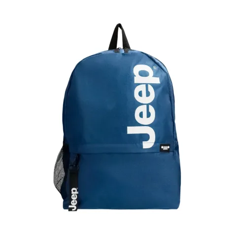 Jeep commuter mochila navy logo blanco