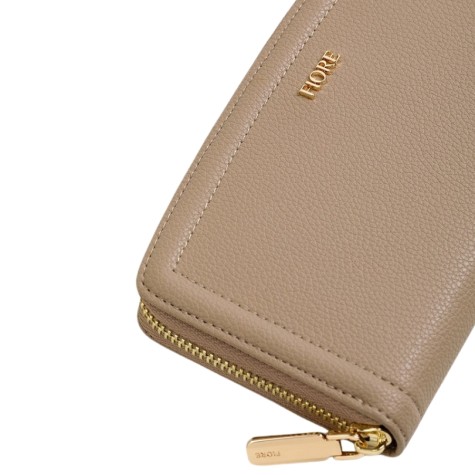 Fiore billetera camel