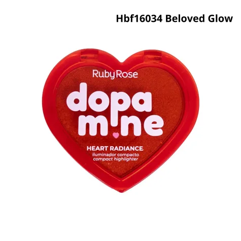 Ruby Rose Dopamine Iluminador Compacto Beloved Glow