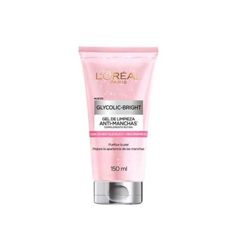 Loreal glycolic bright gel de limpieza anti manchas 150ml