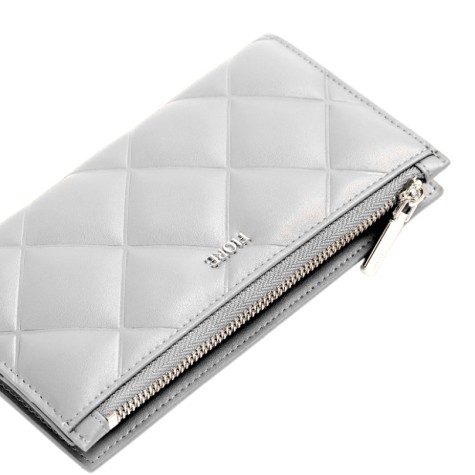 Fiore Billetera acolchada off white