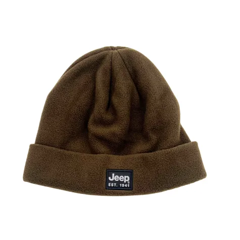 jeep polar fleece beanie green