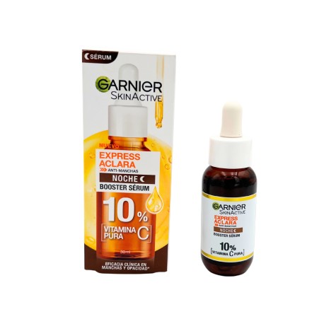 Garnier kit gel de limpieza+serum noche 