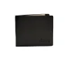 jeep billetera billfold de cuero negro